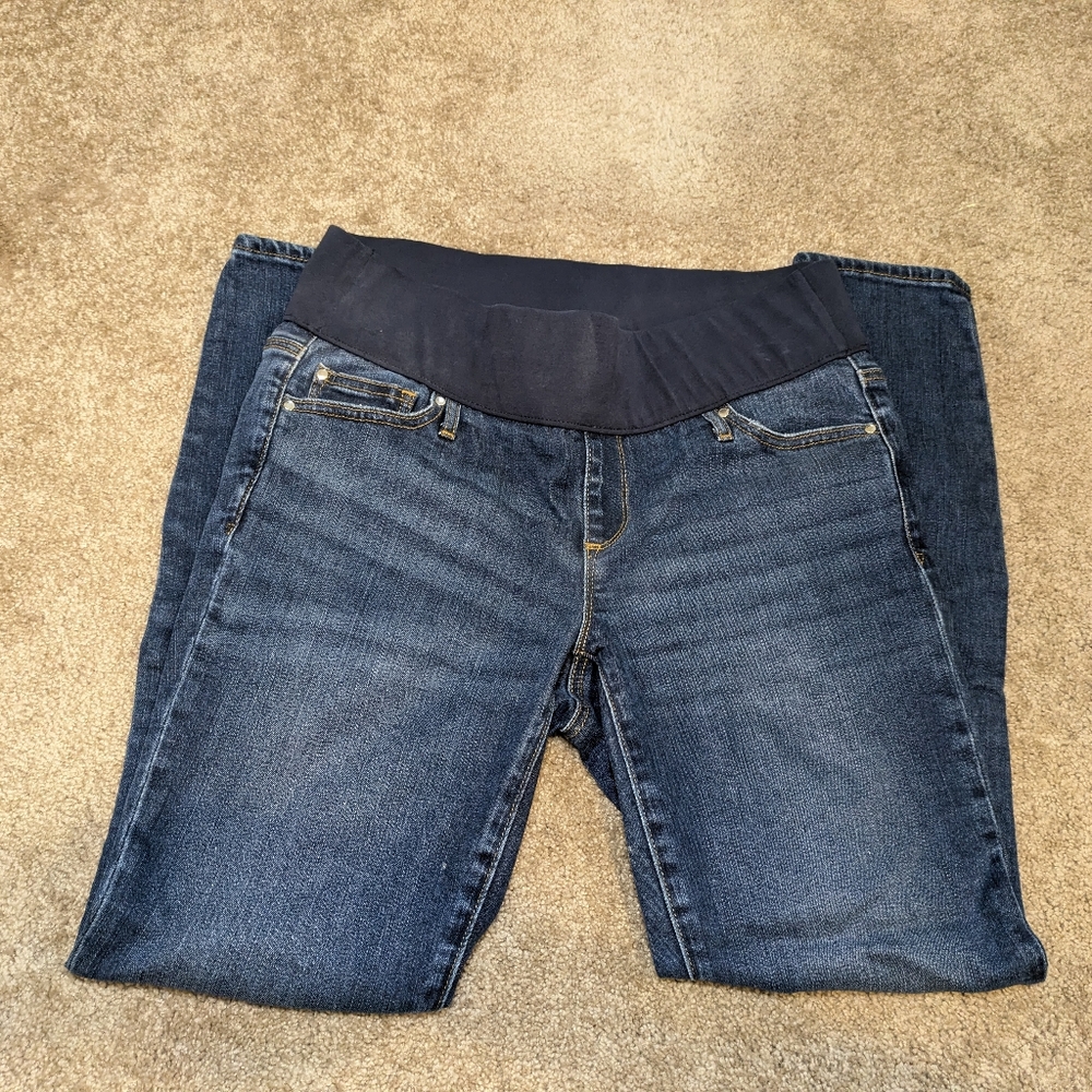 Maternity GAP true skinny jeans - size 10